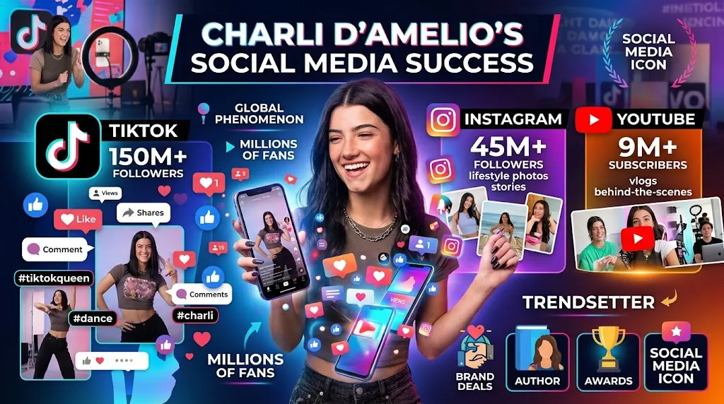 Charli D’Amelio’s Social Media Success
