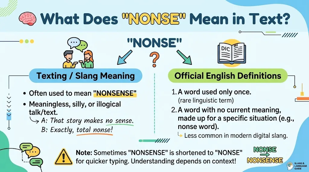 🧠 What Does Nonse Mean in Text?