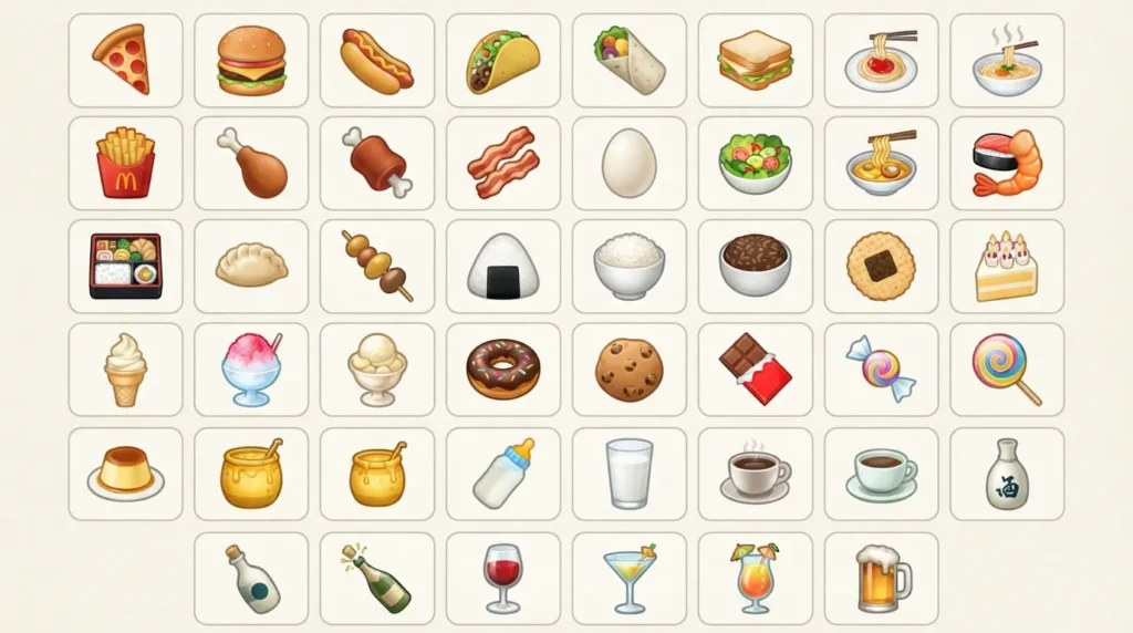 🍕 Food and Drink Emojis