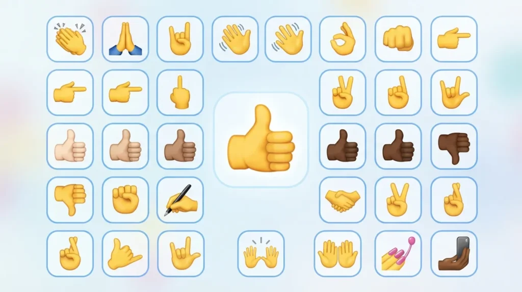 👍 Hand Gesture Emojis