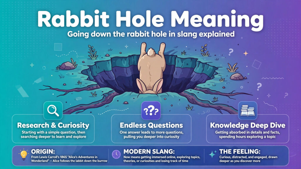 Rabbit Hole meaning in slang