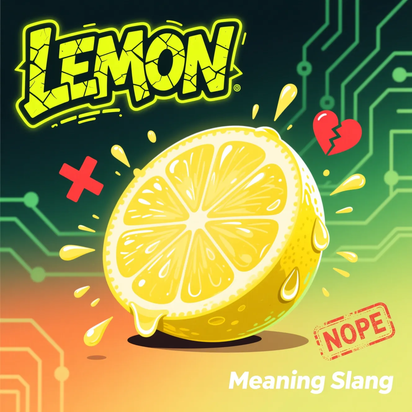 Lemon Meaning Slang