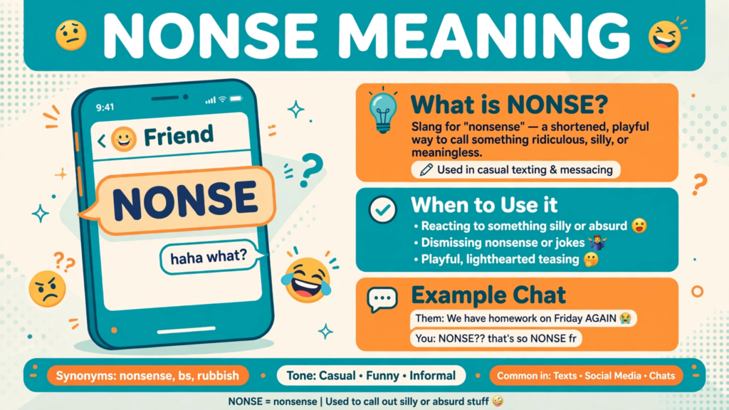 Nonse meaning in text
