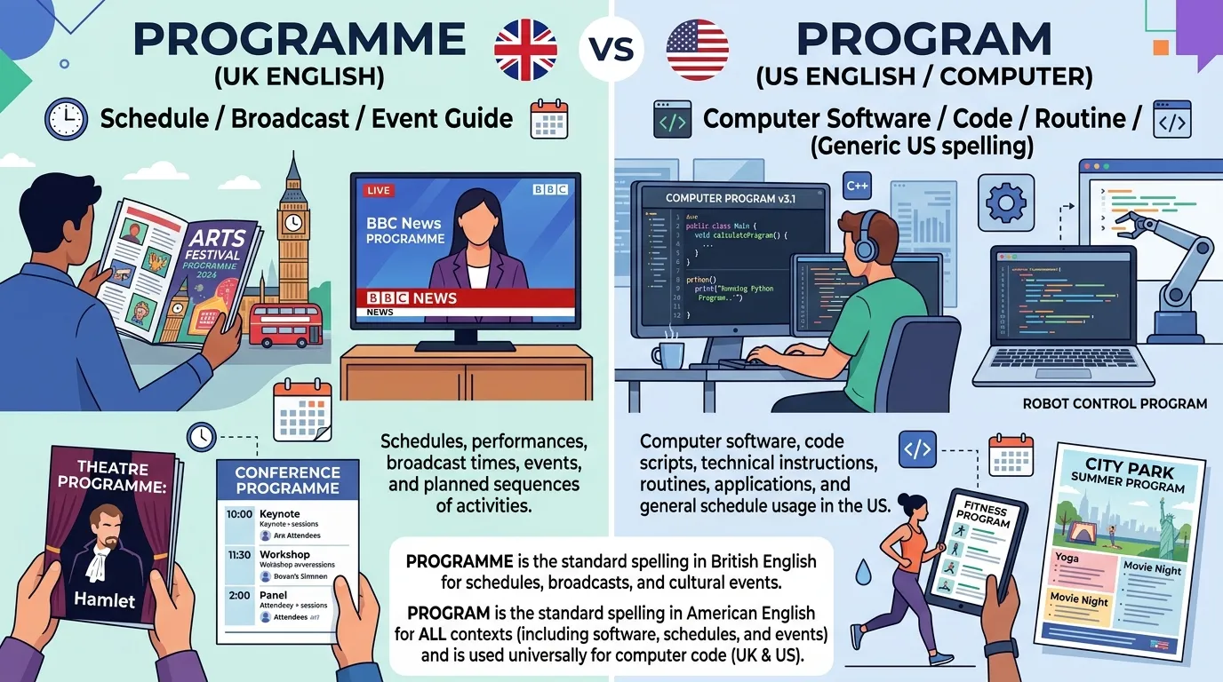 Programme vs Program