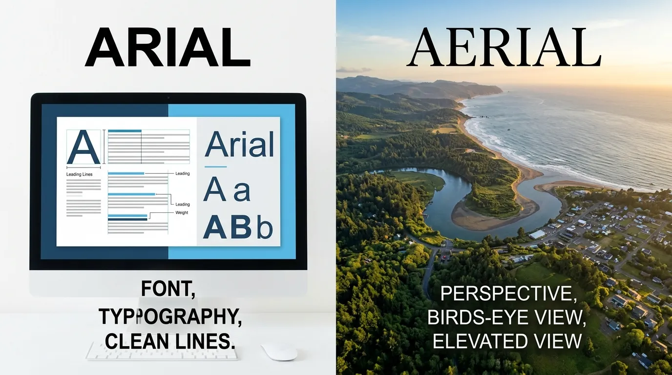 Arial vs Aerial