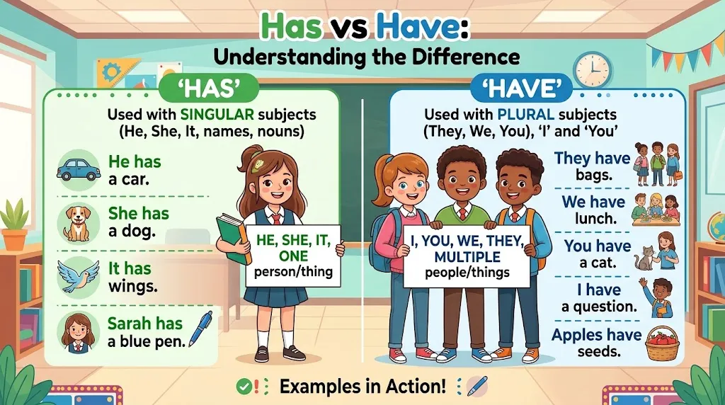 Has vs Have