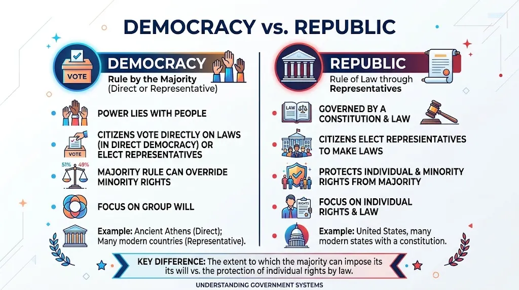 Democracy vs Republic