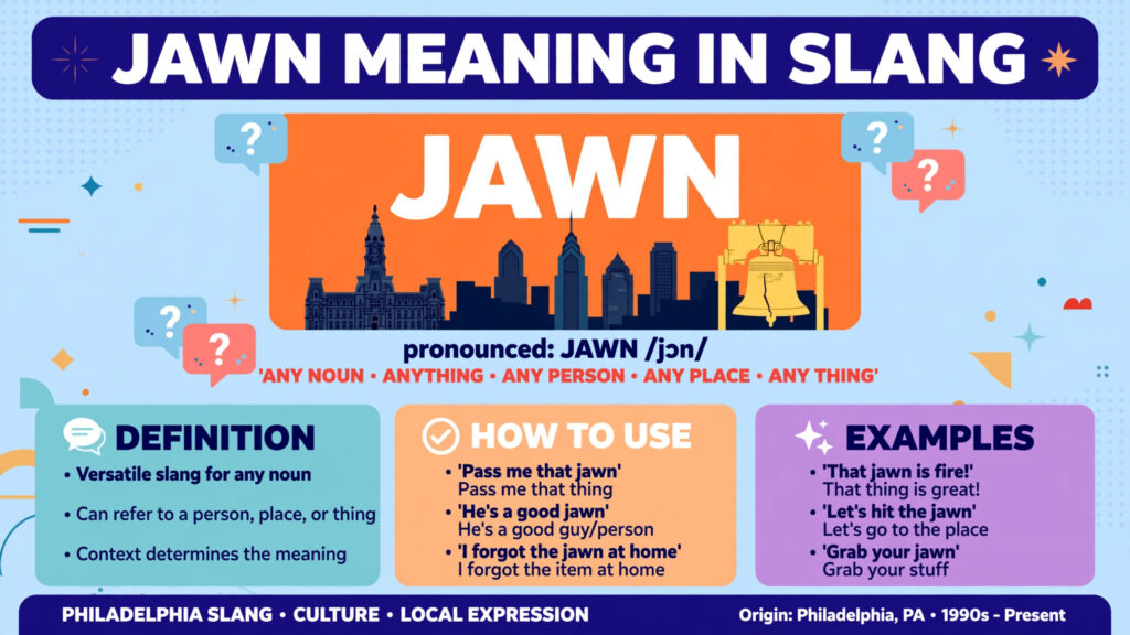 Jawn meaning in slang