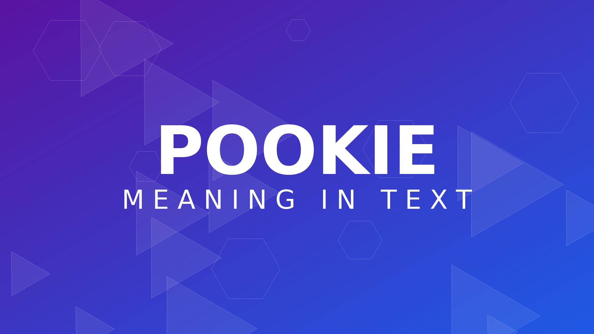 pookie meaning in text
