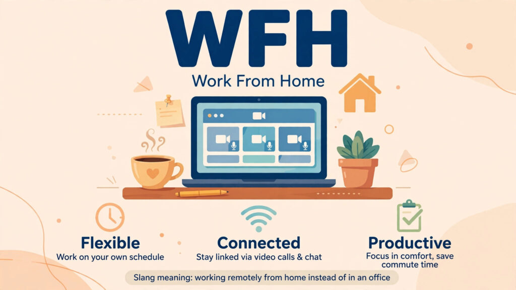 WFH meaning in text slang